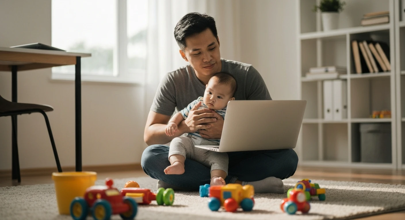 La charge mentale du papa : ce dont personne ne parle